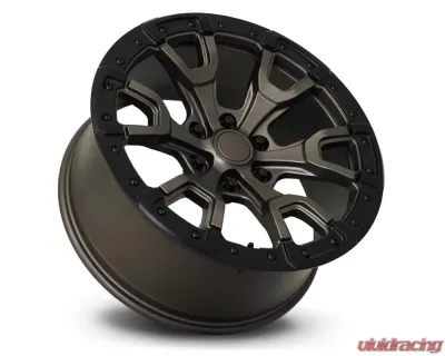Factory Reproductions FR 99 Wheels 20x9 6x5.5 +20 HB 93.1 Satin Black | Gray Ring w/ Cap Ford Bronco | Raptor - 99090206553