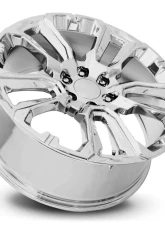 Factory Reproductions FR 201 Wheel 22x9 6x139.7 28mm Chrome                                     - 201290286501 - Image 2