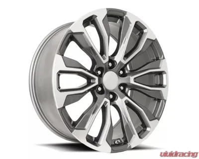 Factory Reproductions FR 203 Wheel 22x9 6x139.7 28mm Grey Machine Face - 203290286510