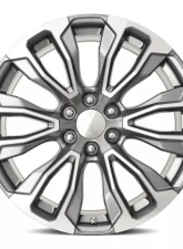 Factory Reproductions FR 203 Wheel 22x9 6x139.7 28mm Grey Machine Face                                     - 203290286510 - Image 3