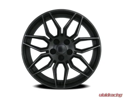Factory Reproductions FR 401 Wheel 20x10 5x120.65 79mm Satin Titanium Grey Machine Face w/ Dark Clr - 401010793427F
