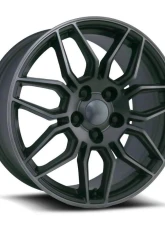 Factory Reproductions FR 401 Wheel 18x8.5 5x120.65 54mm Satin Titanium Grey Machine Face w/ Dark Clr                                     - 401885543427F - Image 3