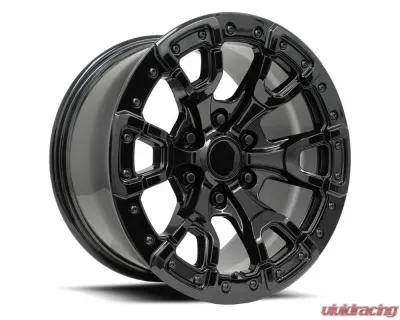 Factory Reproductions FR 99 Wheel 17x9 6x139.7 18mm Gloss Black - 99790186502