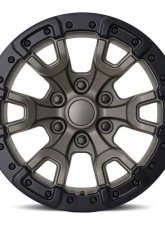 Factory Reproductions FR 99 Wheel 17x9 6x135 18mm Satin Bronze w/ Satin Black Ring                                     - 99790183652 - Image 3