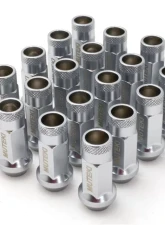 Muteki SR48 12X1.25 Satin Silver Open End Lug Nuts                                     - 32905SS - Image 3