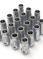 Muteki SR48 12X1.25 Satin Silver Open End Lug Nuts                                     - 32905SS - Image 2