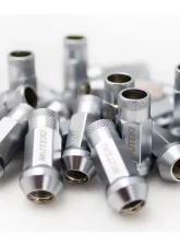 Muteki SR48 12X1.25 Satin Silver Open End Lug Nuts                                     - 32905SS - Image 3