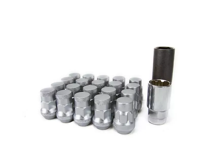 Muteki SR35 12x1.50 Silver Closed End Lug Nuts w/ Locking 16+4 - 32926SSP