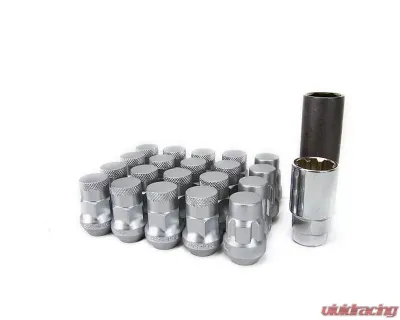 Muteki SR35 12x1.25 Silver Closed End Lug Nuts w/ Locking 16+4 - 32925SSP