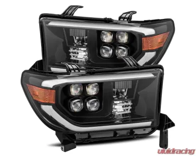 NOVA-Series LED Projector Headlights Alpha-Black w/ Level Adjuster Toyota Tundra 2007-2013 AlphaRex USA - 880747