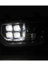 NOVA-Series LED Projector Headlights Alpha-Black w/ Level Adjuster Toyota Tundra 2007-2013 AlphaRex USA                                     - 880747 - Image 2