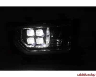 NOVA-Series LED Projector Headlights Alpha-Black w/ Level Adjuster Toyota Tundra 2007-2013 AlphaRex USA - 880747