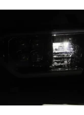 NOVA-Series LED Projector Headlights Alpha-Black w/ Level Adjuster Toyota Tundra 2007-2013 AlphaRex USA                                     - 880747 - Image 3
