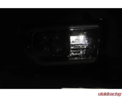 NOVA-Series LED Projector Headlights Alpha-Black w/ Level Adjuster Toyota Tundra 2007-2013 AlphaRex USA - 880747