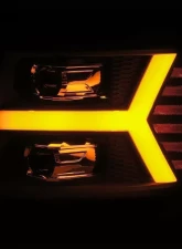 LUXX-Series Projector Headlights Black Chevrolet Silverado 1500 2007-2013 AlphaRex USA                                     - 880221 - Image 3