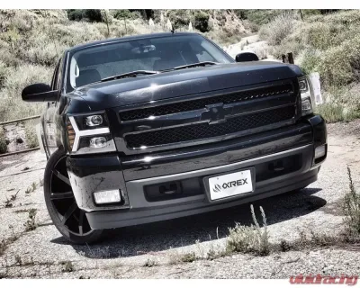 LUXX-Series Projector Headlights Black Chevrolet Silverado 1500 2007-2013 AlphaRex USA - 880221