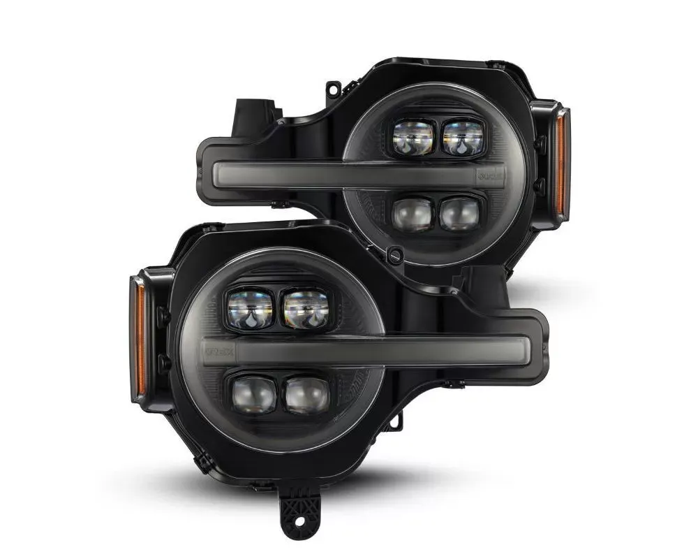 NOVA-Series Projector Headlights Alpha-Black Ford Bronco 2021+ AlphaRex USA - 880259