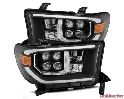 NOVA-Series Black LED Projector Headlights with Level Adjuster Toyota Tundra 2007-2013 AlphaRex USA - 880774