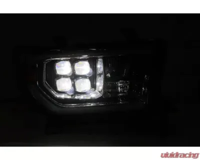 NOVA-Series Black LED Projector Headlights with Level Adjuster Toyota Tundra 2007-2013 AlphaRex USA - 880774