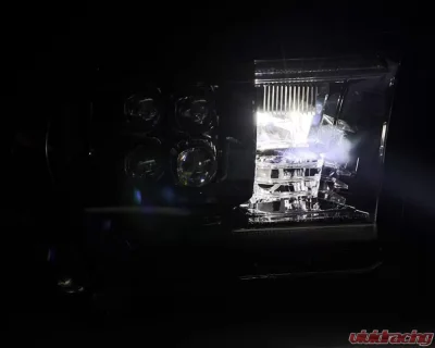 NOVA-Series LED Projector Headlights Alpha Black G2 Sequential with upgraded DRL Toyota Tundra 2007-2013 AlphaRex USA - 880820