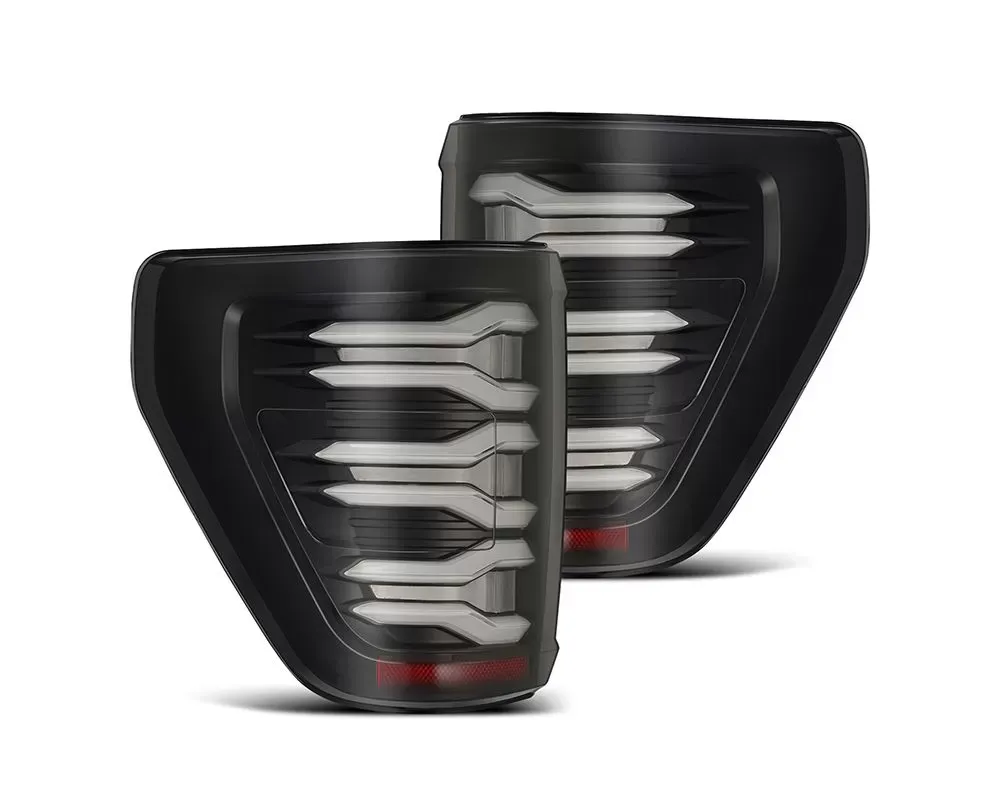 LUXX-Series LED Tail Lights Black Ford F-150 2021-2022 AlphaRex USA - 653020