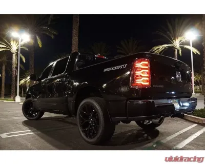 LUXX-Series Taillights (Alpha-Black) Ram 1500 2019-2024 AlphaRex USA - 640030