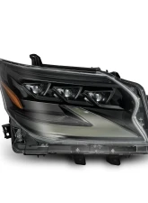 LED Projector Headlight Alpha Black Lexus GX460 Luxx Series 2014-2019 AlphaRex                                     - 880303 - Image 2