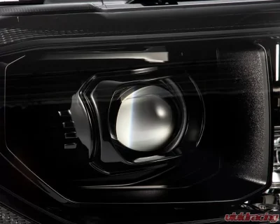 LUXX-Series LED Projector Headlights Alpha-Black G2 Sequential with upgraded DRL Toyota Tundra 2007-2013 AlphaRex USA - 880825