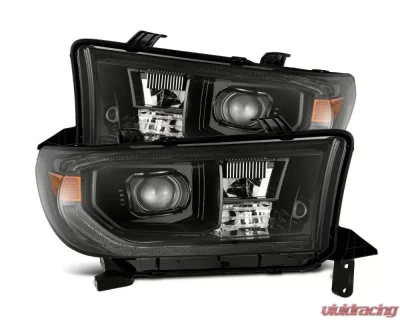 LUXX-Series LED Projector Headlights Alpha-Black G2 Sequential with upgraded DRL Toyota Tundra 2007-2013 AlphaRex USA - 880825