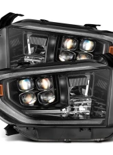 Nova-Series LED Projector Headlights Alpha Black G2 Sequential with upgraded DRL Toyota Tundra 2014-2021 AlphaRex USA                                     - 880832 - Image 13