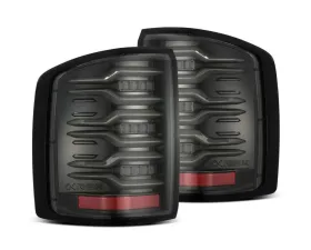 LUXX-Series Taillights (Alpha-Black) GMC Sierra 2014-2018 AlphaRex USA