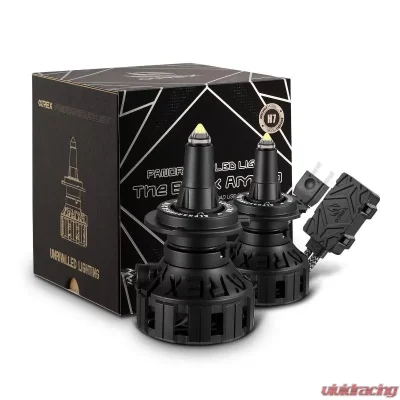 Black Ammo Panoramic LED Light Bulbs - H7 AlphaRex - 110007