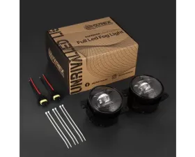 LED Projector Fog Lights Chrysler | Dodge | Hummer | Jeep 2000-2023 AlphaRex USA