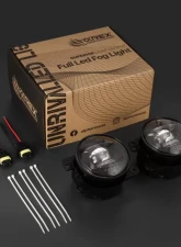 LED Projector Fog Lights Chrysler | Dodge | Hummer | Jeep 2000-2023 AlphaRex USA                                     - 210004 - Image 12