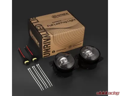 LED Projector Fog Lights Chrysler | Dodge | Hummer | Jeep 2000-2023 AlphaRex USA - 210004