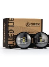 LED Projector Fog Lights Chrysler | Dodge | Hummer | Jeep 2000-2023 AlphaRex USA                                     - 210004 - Image 4