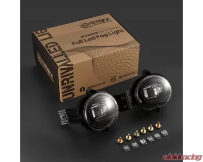 LED Projector Fog Lights Dodge 2000-2009 AlphaRex USA - 210005