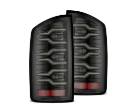 LUXX-Series Taillights (Alpha-Black) Dodge 2004-2006 AlphaRex USA
