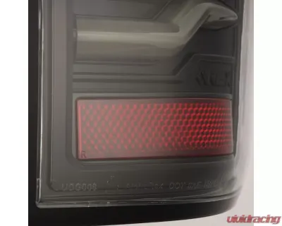 LUXX-Series Taillights (Alpha-Black) Dodge Ram 1500 2007-2009 AlphaRex USA - 641050