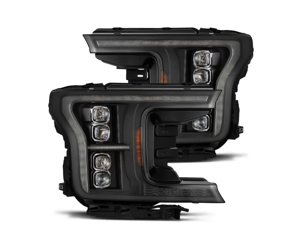 NOVA-Series LED Projector Headlight Black Alpha Ford F-150 2018-2020 AlphaRex USA - 880249