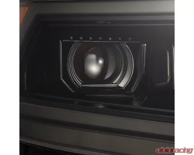 PRO-Series Projector Headlights Black with Seq Signal | DRL Dodge Ram 1500 2019-2022 AlphaRex USA - 880574
