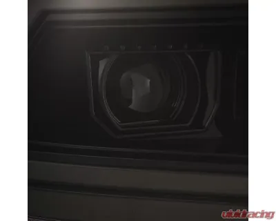 PRO-Series Projector Headlights Black with Seq Signal | DRL Dodge Ram 1500 2019-2022 AlphaRex USA - 880574