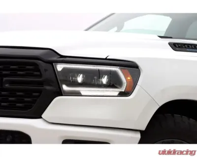 PRO-Series Projector Headlights Black with Seq Signal | DRL Dodge Ram 1500 2019-2022 AlphaRex USA - 880574