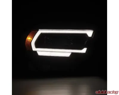 PRO-Series Projector Headlights Black with Seq Signal | DRL Dodge Ram 1500 2019-2022 AlphaRex USA - 880574
