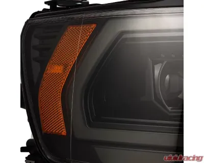 PRO-Series Projector Headlights Black with Seq Signal | DRL Dodge Ram 1500 2019-2022 AlphaRex USA - 880574