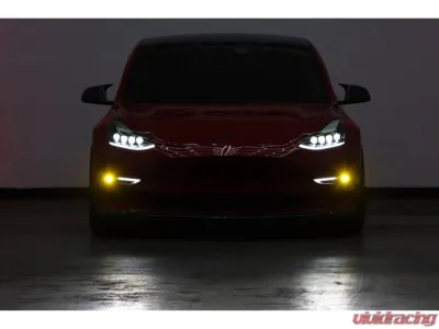 LED Projector Fog Lights Tesla 2018-2024 AlphaRex USA - 210010