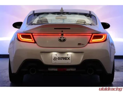 LUXX-Series Black LED Tail Lights Center Piece Toyota GR86 | Subaru BRZ 2022-2024 AlphaRex USA - 220010