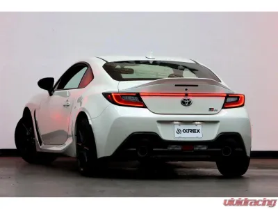 LUXX-Series Black LED Tail Lights Center Piece Toyota GR86 | Subaru BRZ 2022-2024 AlphaRex USA - 220010