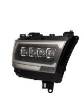 (MK II 2500 Style) NOVA-Series LED Projector Headlights Black Ram 1500 2019-2022 AlphaRex USA                                     - 880578 - Image 14