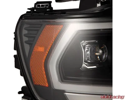 (MK II 2500 Style) NOVA-Series LED Projector Headlights Black Ram 1500 2019-2022 AlphaRex USA - 880578